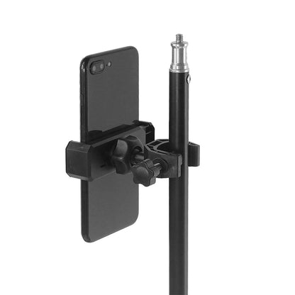 Universal Microphone Stand Phone Tablet Clip Mount, 360 Degree Rotation