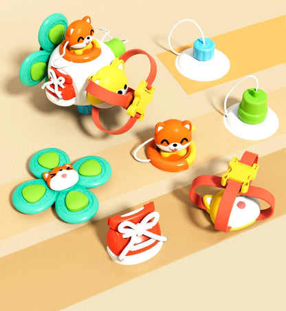 Montessori Busy Board Cube 10-in-1 Fidget Toy For Toddlers