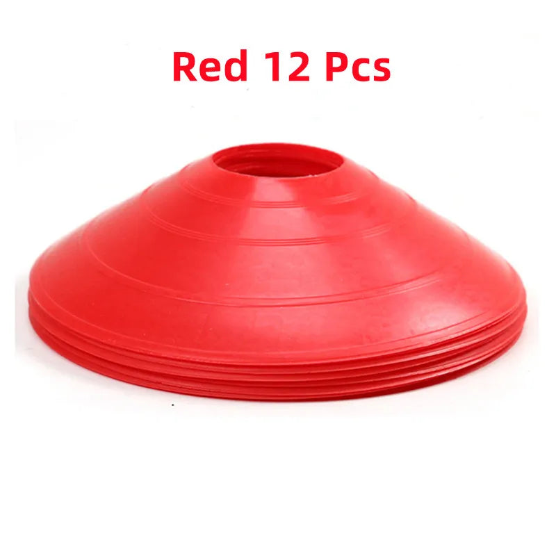 12pcs Obstacle Avoidance Sports Children's Football Roller Skating Training Equipment Professional Pan Cone Agile Sports Props