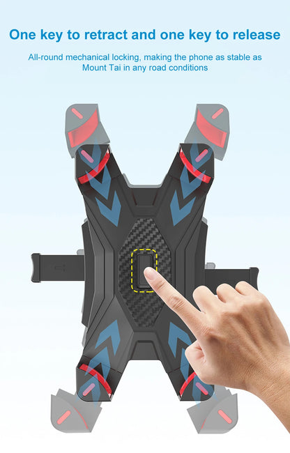 Universal Bicycle Phone Holder Mount Plastic Fixed Frame