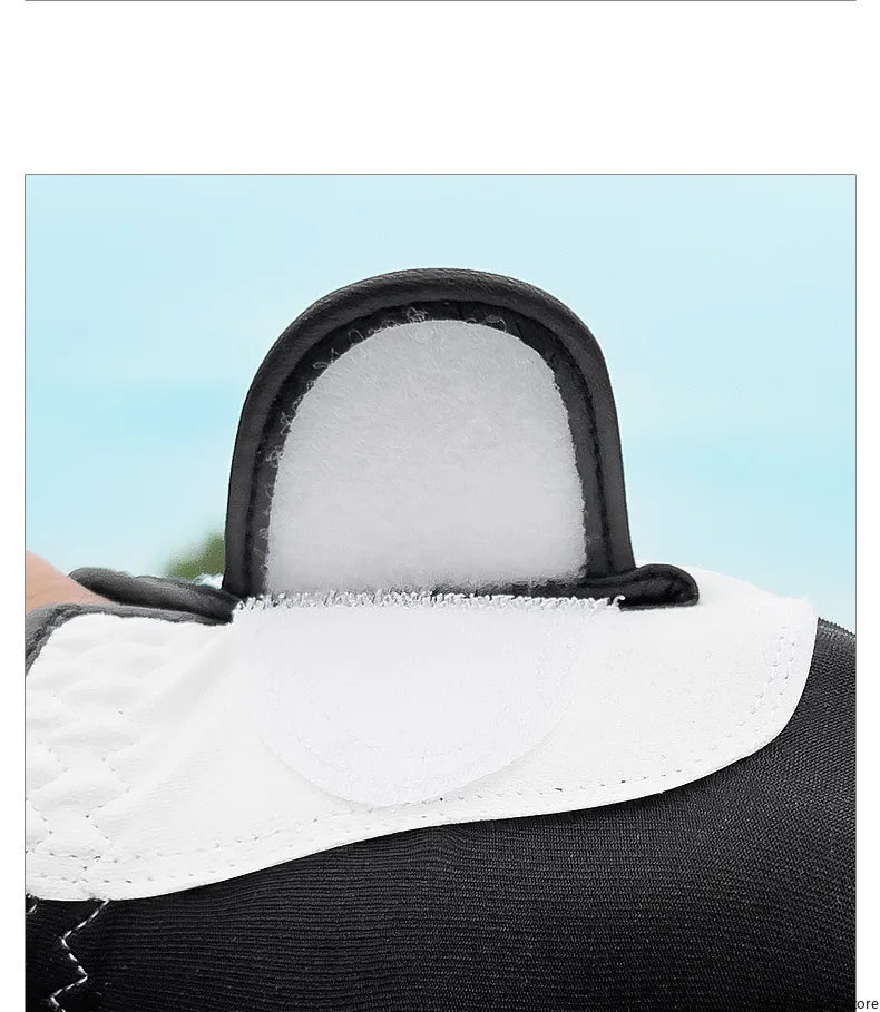 PGM Professional Golf Gloves Microfiber Cloth Fabric Breathable Non-Slip Club Swing Putting Training Glove ST037