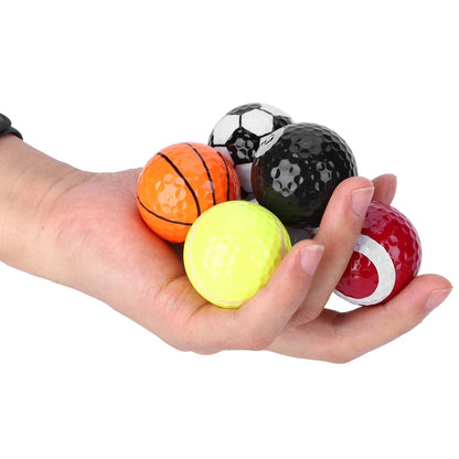 6 Pack Portable Golf Balls For Practice And Competition