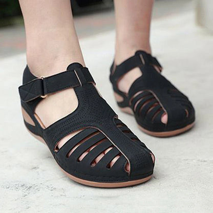 Women's Orthopedic Bunion Corrector Sandals PU Upper Rubber Outsole Platform