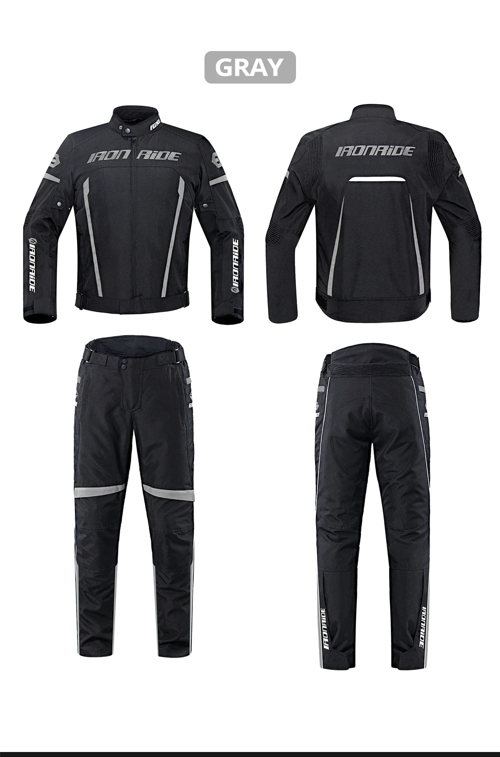 Motorcycle Jacket Waterproof Motorcross Jacket Pants Moto Jacket Windproof Riding Motorbike Clothes With Protective Gear M-3XL