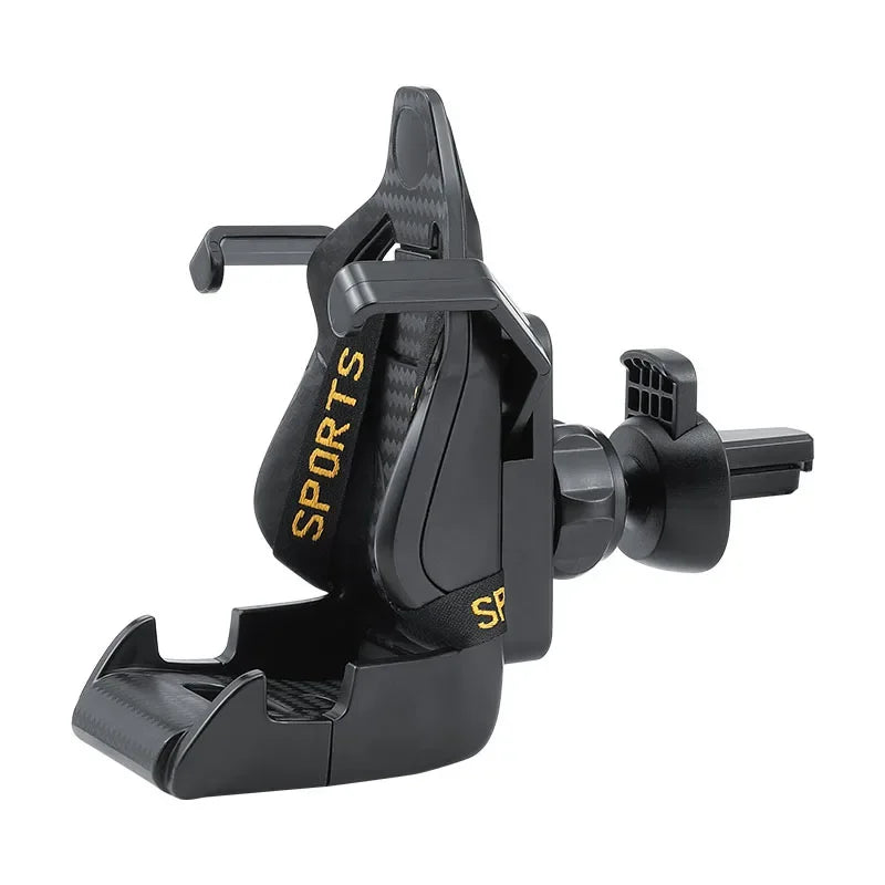 Racing seat design car phone holder Mount stand suction cup smartphone mobile cell support in car bracket for iphonesamsung mi