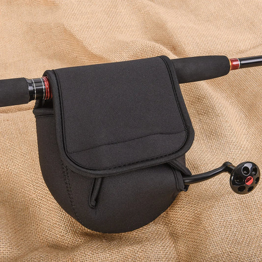 S/M/L Spinning Fishing Reel Cover Neoprene Wheel Protective Case Waterproof Reel Bag Storage Water Drop Wheel Package Outdoor