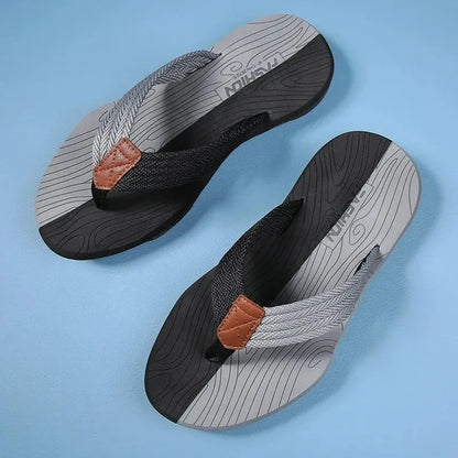 Men Slippers Summer Flip Flops Outdoor Casual Slides Beach Sandals Non Slip