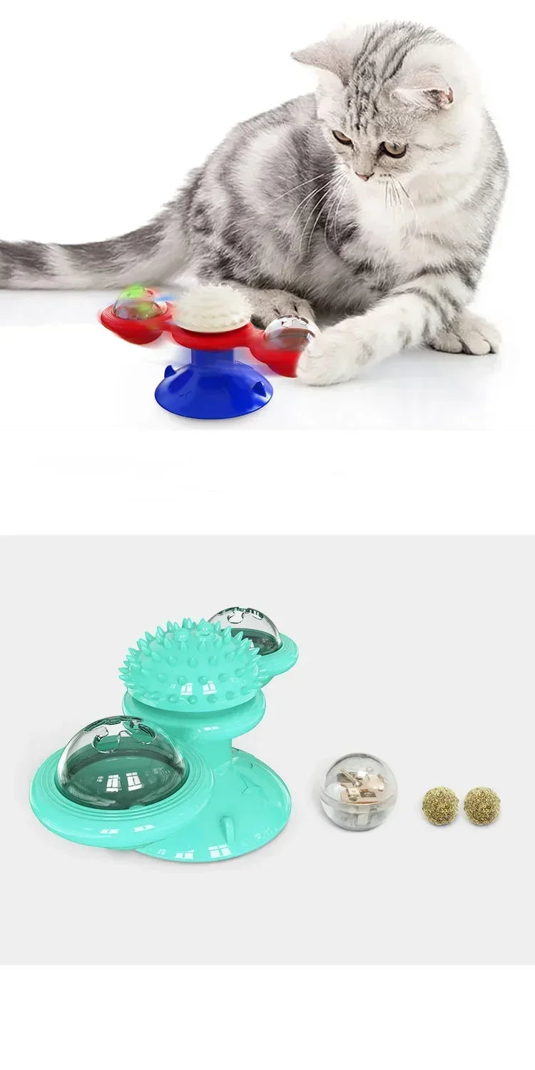 Cat Spinning Turntable Toy
