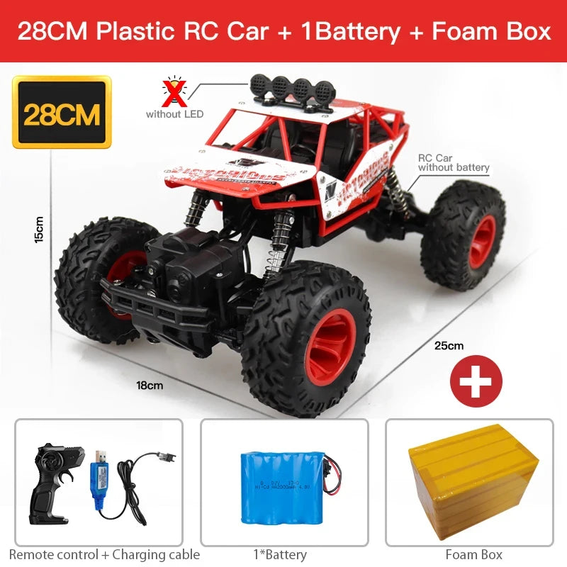 ZWN 1:12 / 1:16 4WD Remote Control Car With Led Lights 2.4G Radio RC  Cars Off-Road 4x4 Control Trucks Toys Gifts for Children