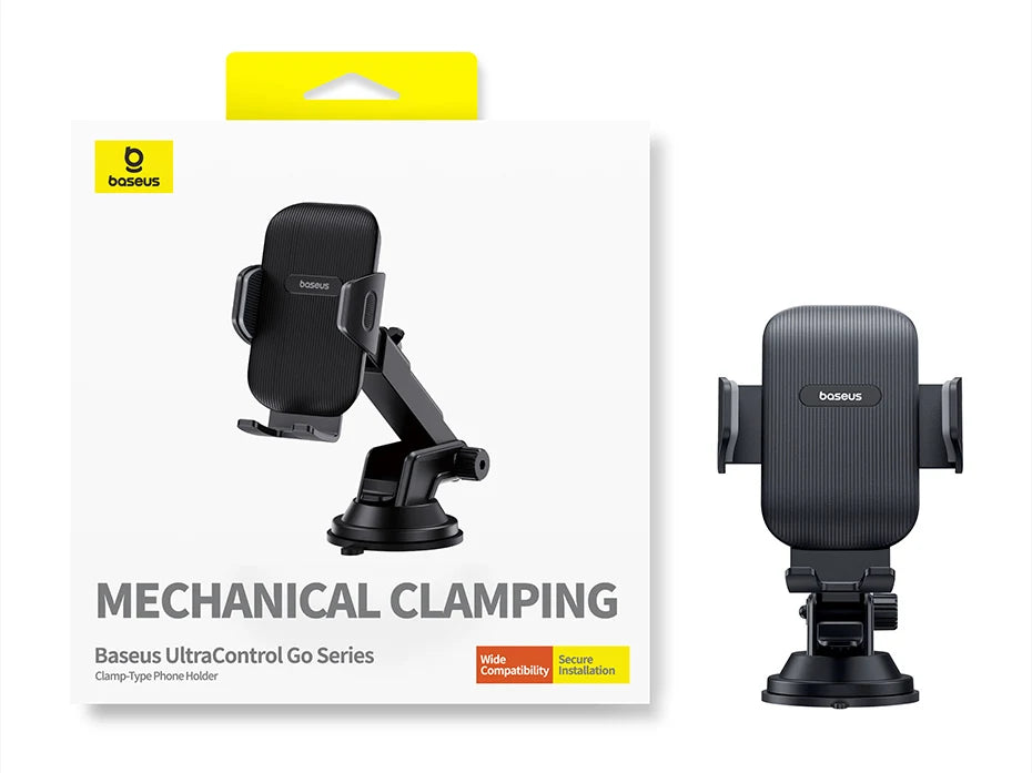 Baseus Car Phone Holder Sucker for Dashboard Windshield Mobile Car Cell Phone Holder Clamp For iPhone Pro Xiaomi Huawei Samsung