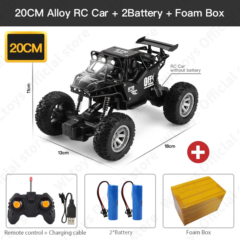ZWN 1:12 / 1:16 4WD Remote Control Car With Led Lights 2.4G Radio RC  Cars Off-Road 4x4 Control Trucks Toys Gifts for Children