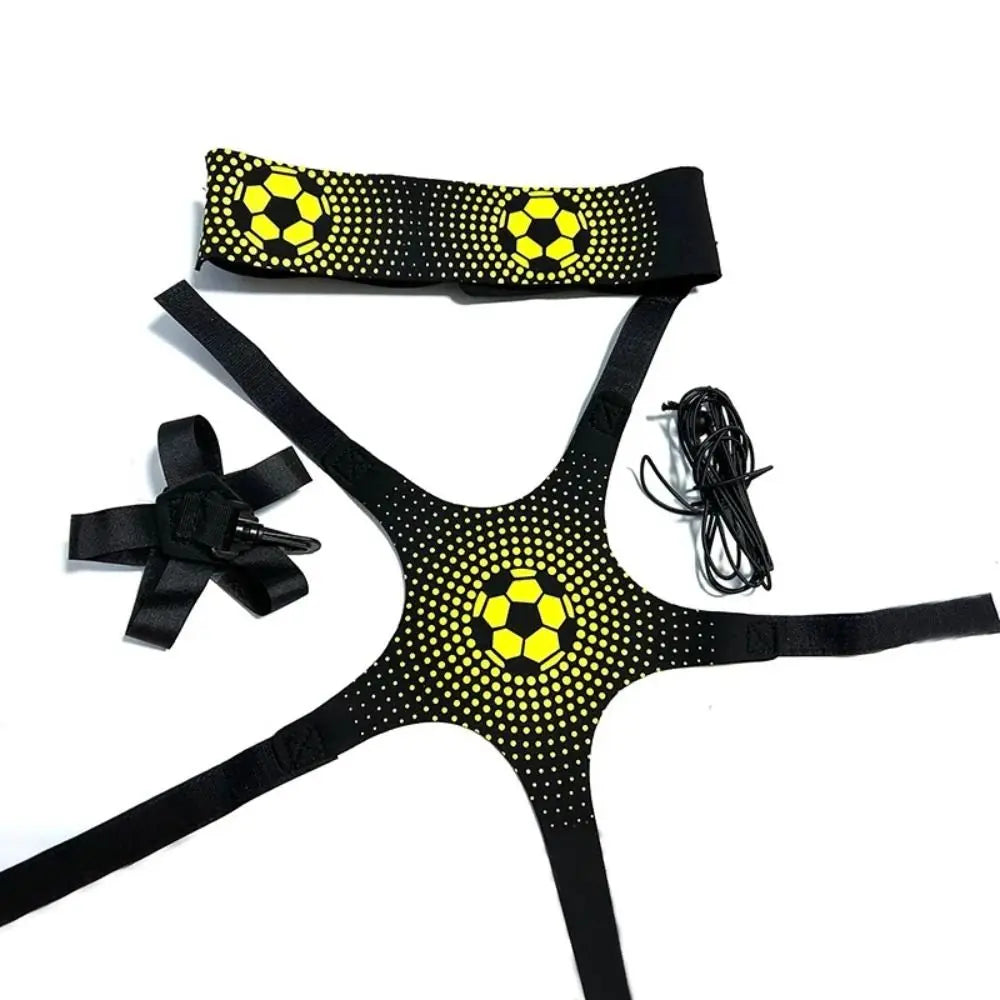 Elastic Belt Soccer Ball Juggle Bags Kicking Durable Football Training Equipment Portable Adjustable Soccer Trainer Belt