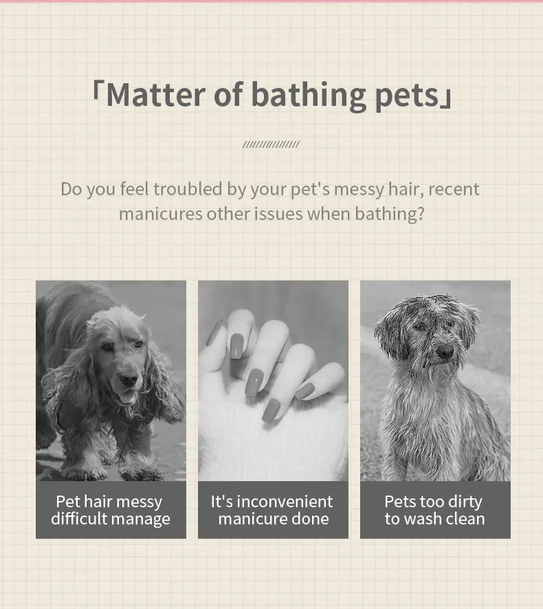 3-in-1 Steamy Pet Brush for Dogs and Cats