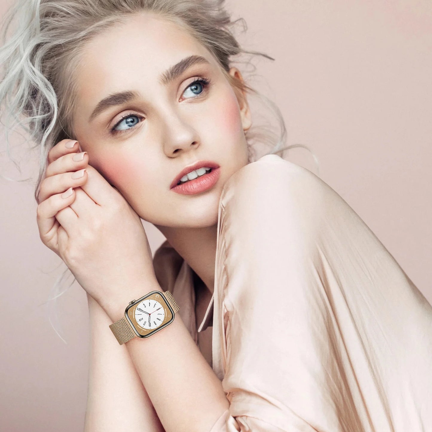 Stainless Steel Milanese Loop Watch Band