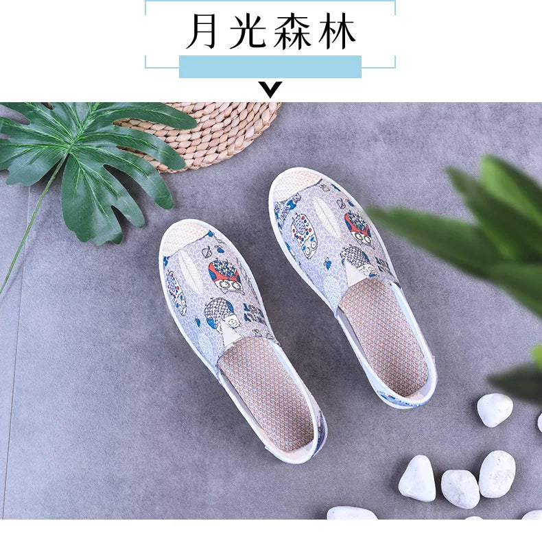 2023 Shoes Women's Summer Mesh Breathable Flat Shoes Ladies Comfort Light Sneaker Socks Women Slip on Loafers Zapatillas Muje