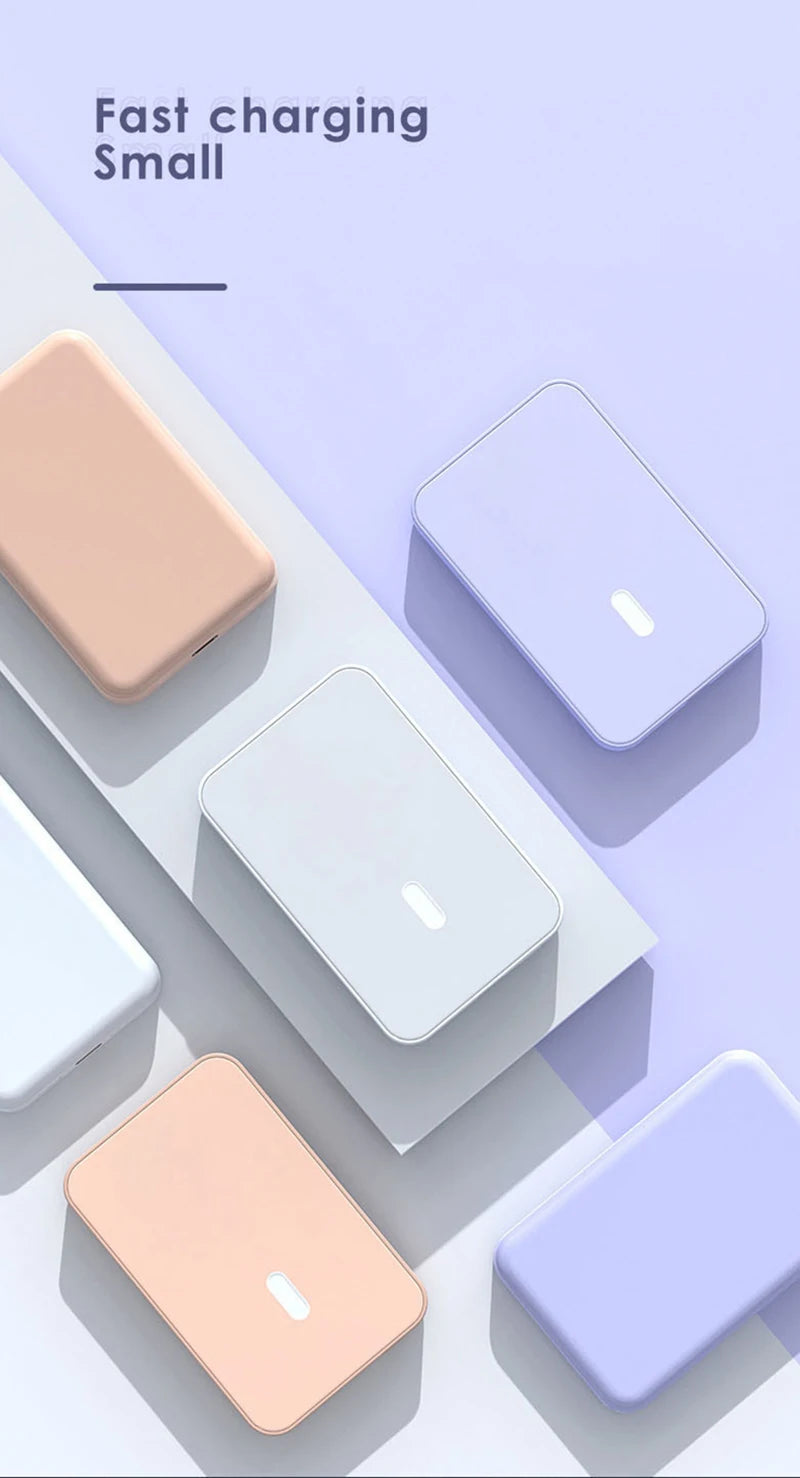 50000mAh Magnetic Power Bank Wireless PD 22.5W Fast Charger For Magsafe Portable Auxiliary Battery For iPhone 17 16 15 14 Xiaomi