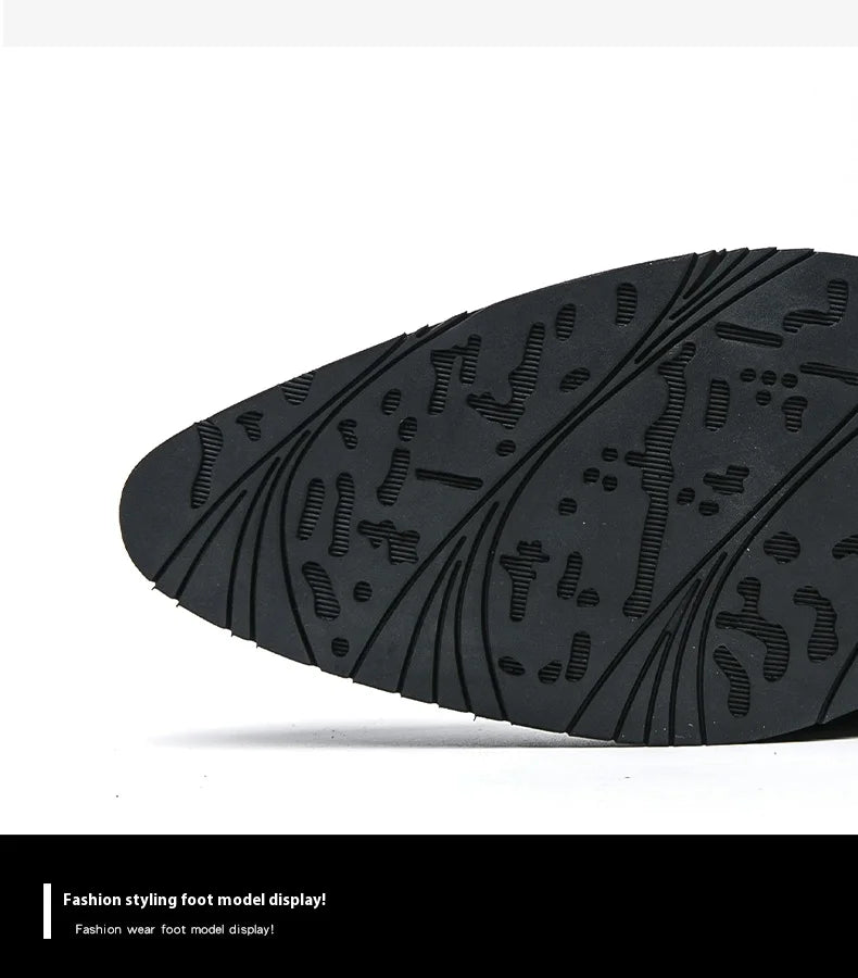 Men's Leather Riding Boots Ankle High ZIP Closure PU Lined