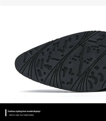 Men's Leather Riding Boots Ankle High ZIP Closure PU Lined