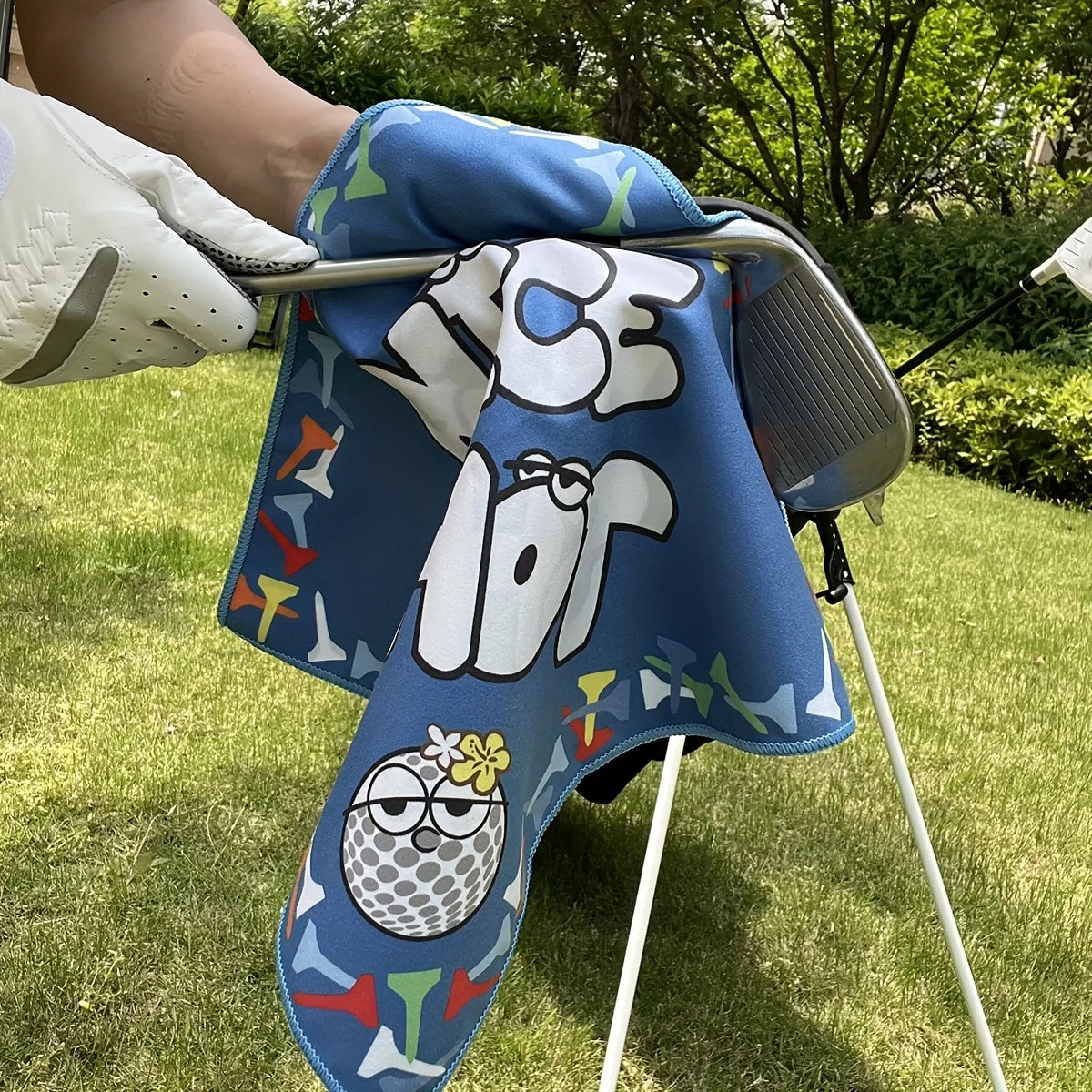 New Style Premium Golf Towel, Double Sided Print, Perfect for Golf Bags, Fun & Creative Gifts for Men or Women.