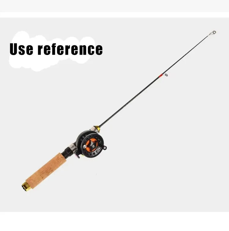 60cm mini shrimp fishingrods carbon telescopic pole ice fishing rod