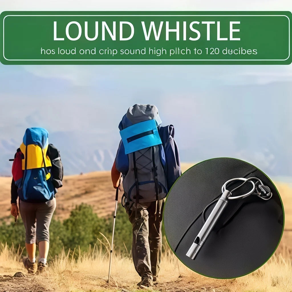 Ultralight Emergency Survival Whistle With Lanyard For Camping And Hiking
