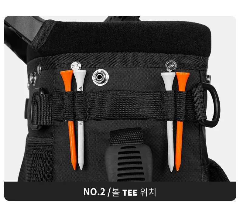 PGM Golf Bags Backpack Design Clubs Bag 2kg Ultra Lightweight Portable Fixed Insert Waterproof Accessories QB144