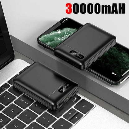 30000mAh Li-Polymer Portable Power Bank With LED Digital Display