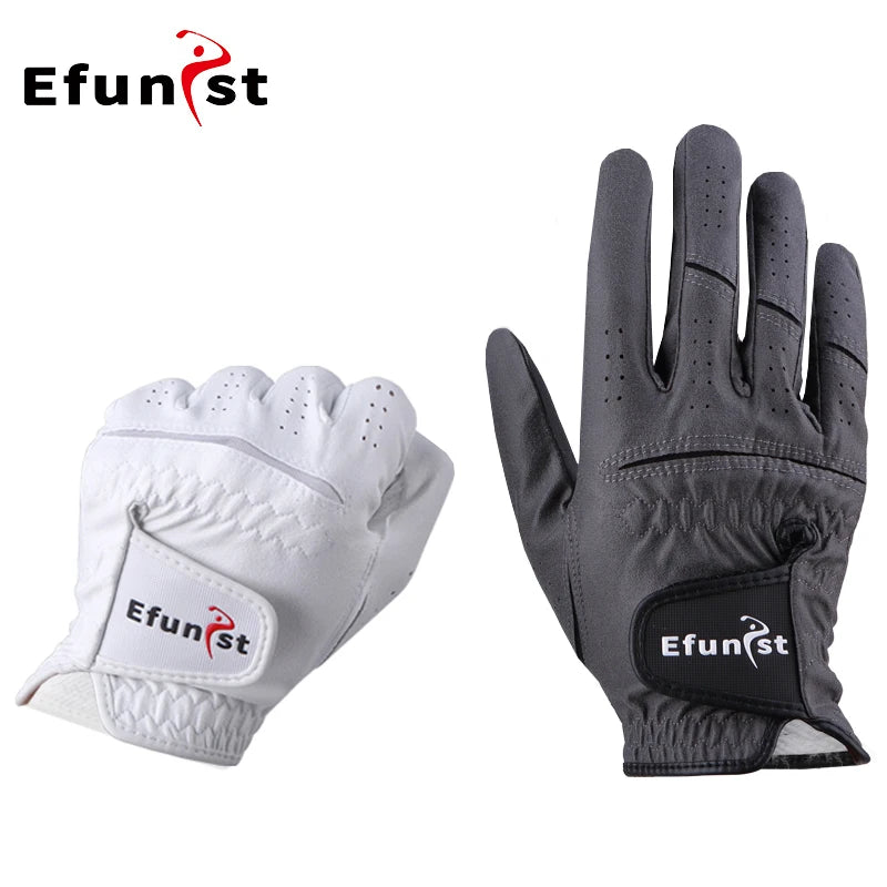 Golf Gloves Men's Glove Left/Right Hand 2 color Soft white Dark Grey Swing Putting Training particles Breathable Namib Gloves