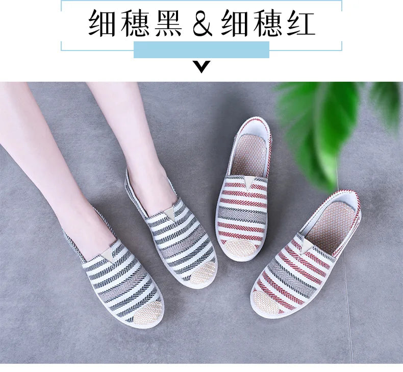 2023 Shoes Women's Summer Mesh Breathable Flat Shoes Ladies Comfort Light Sneaker Socks Women Slip on Loafers Zapatillas Muje