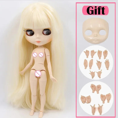 1/6 Scale Ball-Jointed Doll Body, White Skin, ABS, 30cm