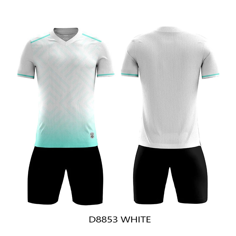 MAN Football Jerseys Team Training Customize Professional Women Soccer Uniform Adult Kids Futsal Quick-Drying Sportswear Outfit