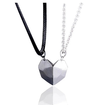 Heart ECG Pendant Necklace Stainless Steel And Zinc Alloy