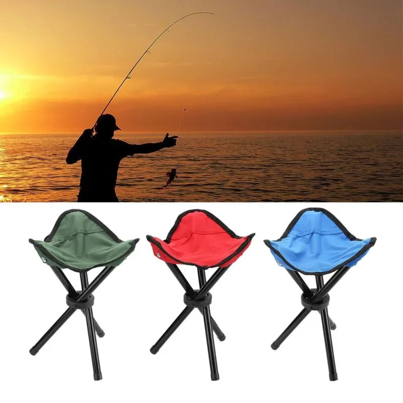 Outdoor Small Folding Triangular Stool Fishing Chairs Camping Multifunction Benches Foldable Stools Household Daily Park chairs