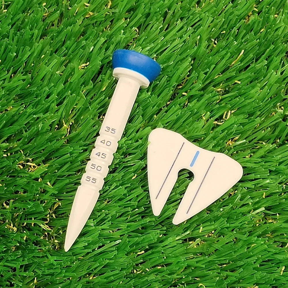 4 Pcs 33-55mm Adjustable-height Golf Tee Training Accessories
