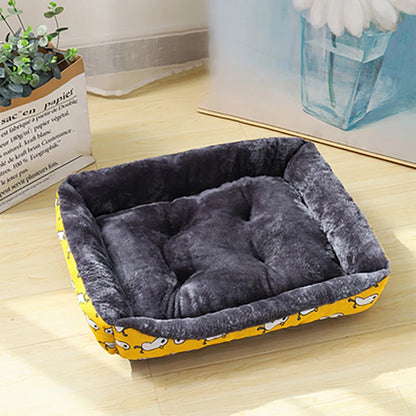 Soft Fabric Pet Bed Sofa Mat With Comfort Padding For Small, Medium Large Pets