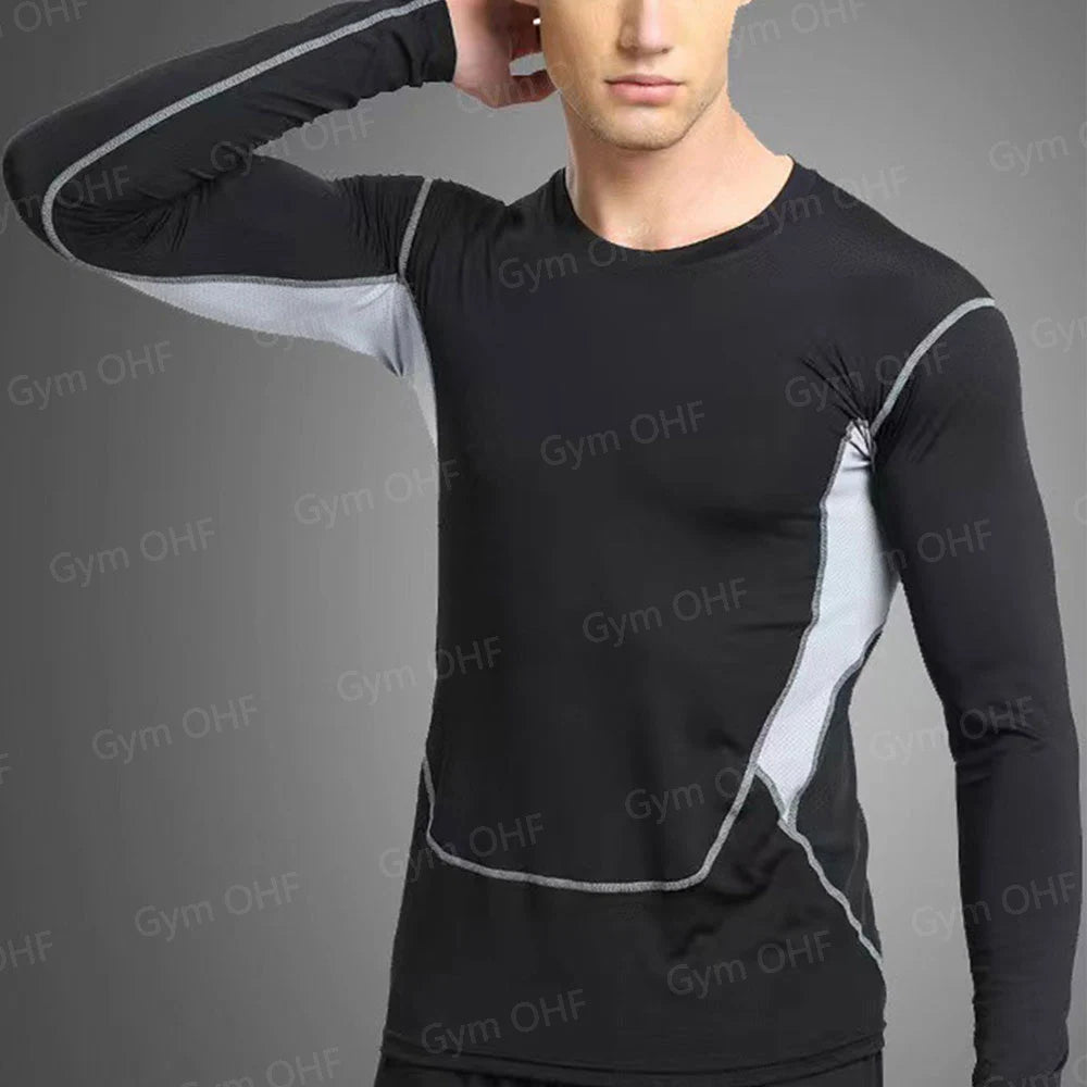 Spider Compression Shirt Mens Rashguard Fitness For Men Gym Sports T-Shirt Running Sweatshirt Outdoor Mountaineering Training