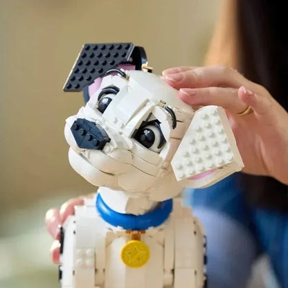 Building Block Puppy Model Set 1722 Pieces Educational Toy