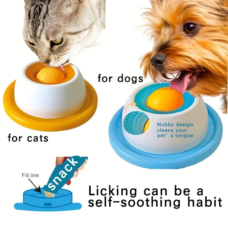 Interactive Lick Toy for Dogs – Slow Feeder and Food Dispenser for Puppy Training