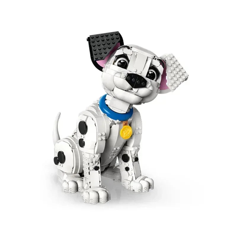 2025 NEW Cartoon 101 Puppy Model Building Block Brick Dog Diy Creative Assembly Educational Architecture Toys Gift 1722Pcs