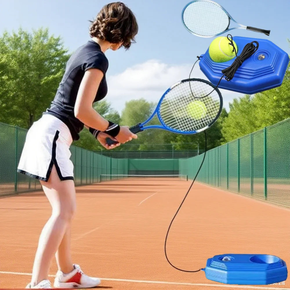 Portable Single Player Tennis Coach Tennis Automatic Rebound Trainer Durable And Comfortable Practice Tennis Accessories