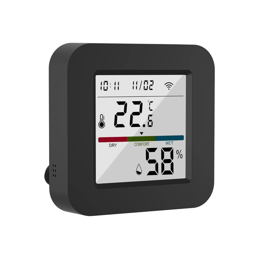 Tuya Smart Universal IR Remote With Temperature Humidity Sensor for Air Conditioner TV AC Works with Alexa Google Home Yandex