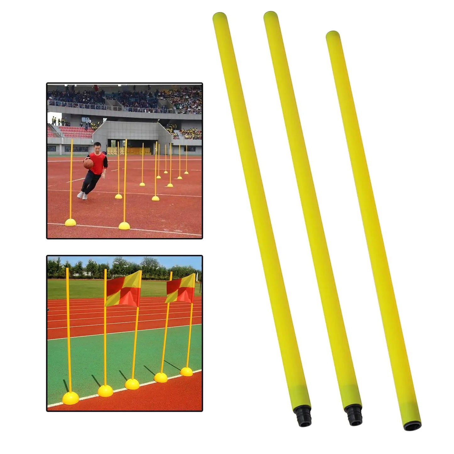 Training Equipment Soccer Training Markers Football Sign Pole Agility Marker Strong Identification Obstacles sport Roadblocks
