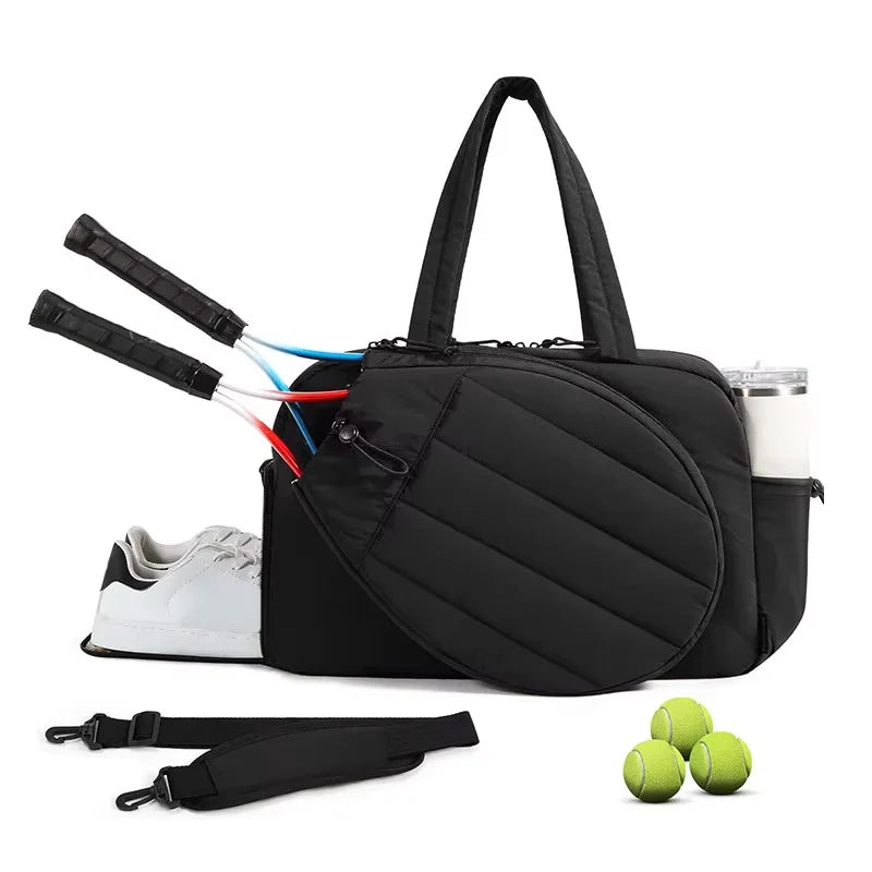 Gym Bag for WomenTennis Rackets Bag Outdoor Travel Sports Training Shoulder Bags Badminton Paddle Handbag Weekender Duffel Tote