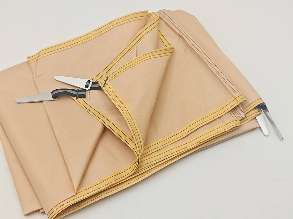 Waterproof Camping Mat with Pegs Tent Mattress Outdoor Picnic Blanket Ultralight  Large Portable Pocket Travel Mat Beach Mat