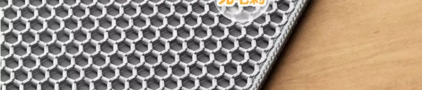 Extra Large Waterproof Cat Litter Mat – Non-Slip, Washable