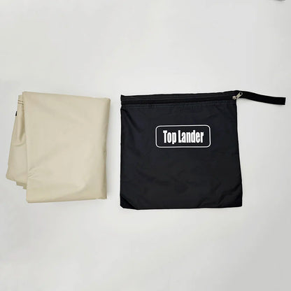 Car Side Awning With Suction Cup Anchors Black Waterproof UV Tent Shade