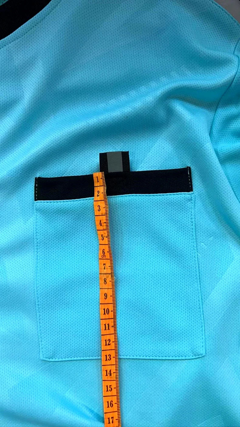 Football Kits 2025 Men Referee Uniforms Soccer Football Jerseys Shirts Pockets Judge Short Sleeve Team Shirt Sportswear Clothes