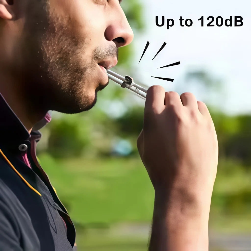 Ultralight Emergency Survival Whistle With Lanyard For Camping And Hiking