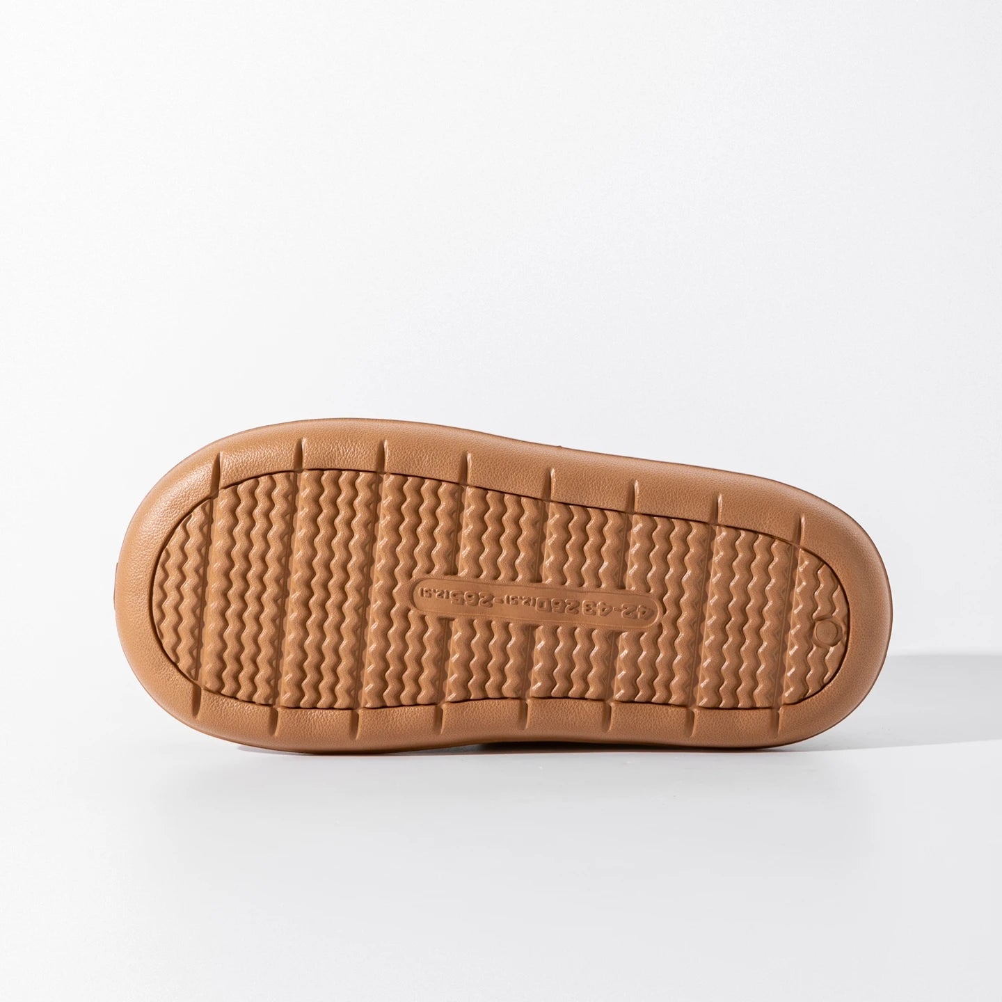 Men's Plush Slippers Indoor House Shoes With EVA Sole And Flannel Lining