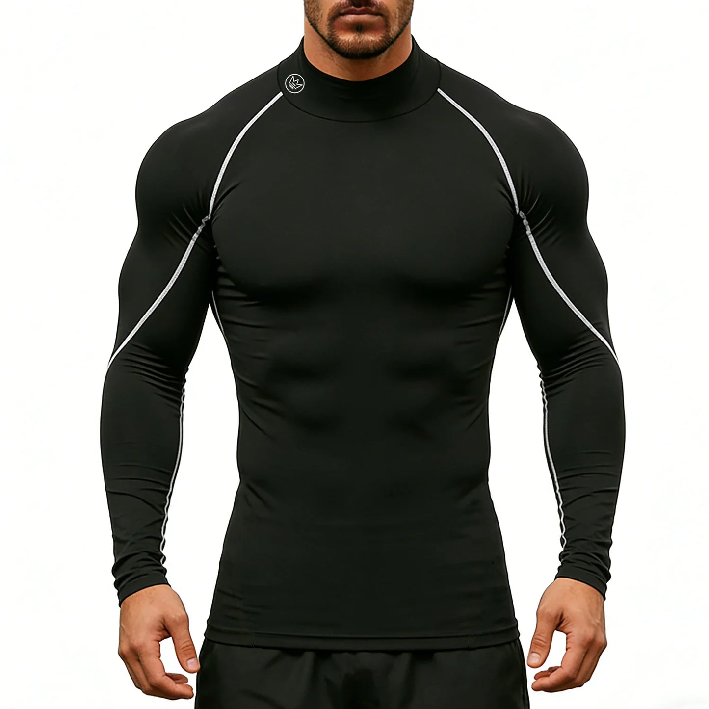 Fitness T-shirt Men Long Sleeve Training Shirts Running Compression Skinny Tops Muscle Workout Clothing